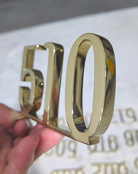 Stainless Steel Solid Letters